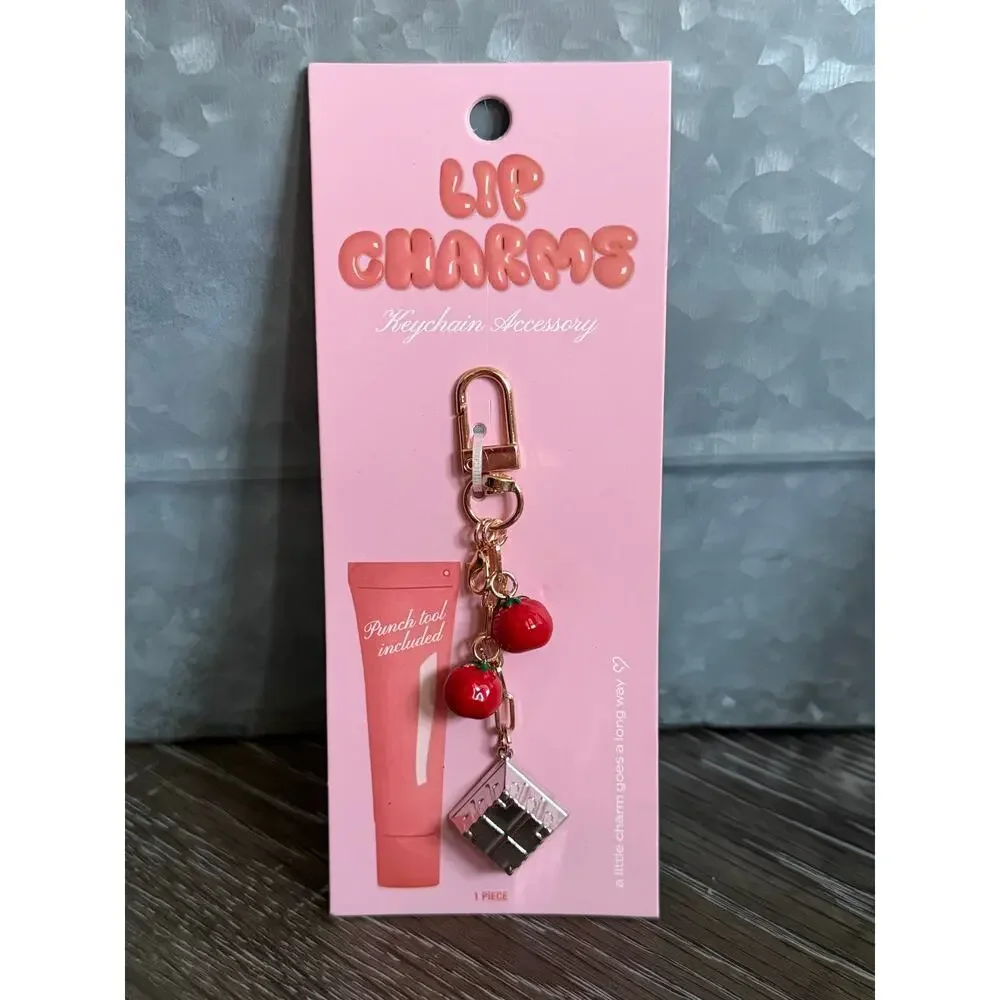 Studio Artifact Lip Charm Keychain 7 Pack Tomato Basket Target Viral New
